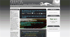 Desktop Screenshot of music-distribution.net